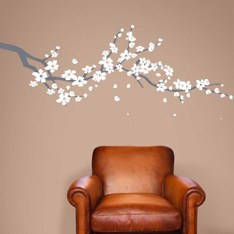 The Decal Guru Cherry Blossom Branch Wall Decal & Reviews Wayfair